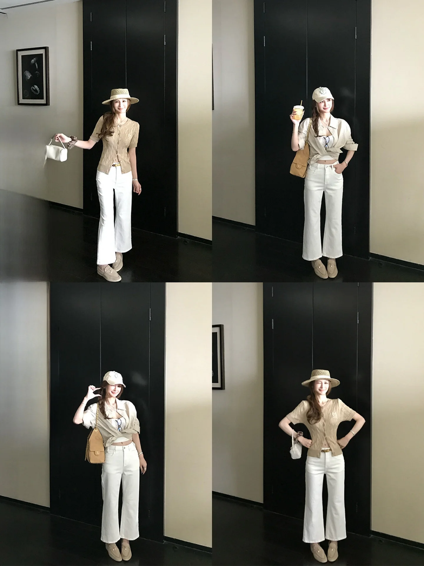Skk Store White Straight Leg Proportion Nine-Tenths Vintage Jeans Cotton Blend Comfortable Fit Natural Waist Button Closure
Skk Store White Straight Leg Proportion Nine-Tenths Vintage Jeans Cotton Blend Comfortable Fit Natural Waist Button Closure