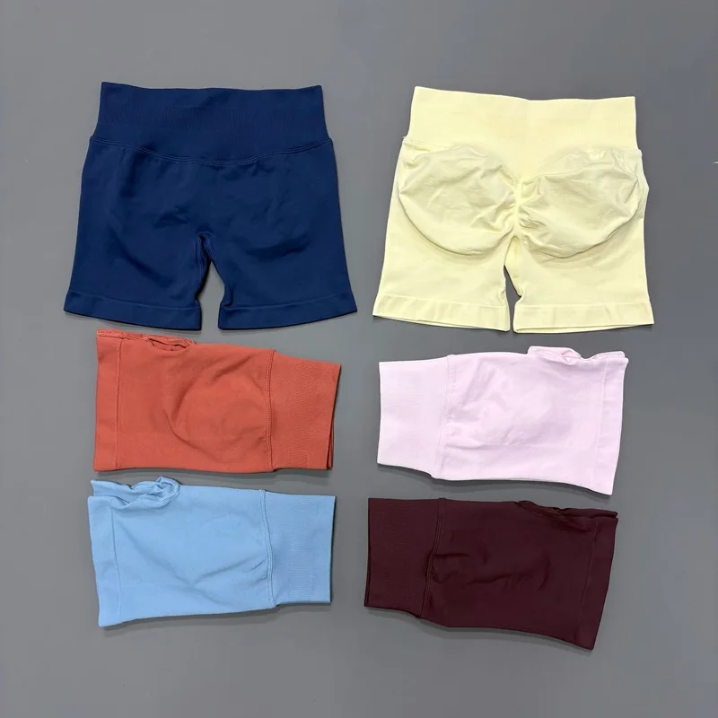 Women Sports Shorts 4.5'' Seamless Bike Sports Stretch Breathable Yoga Pants Workout Gym Running Fitness Scrunch Butt Tights
Women Sports Shorts 4.5'' Seamless Bike Sports Stretch Breathable Yoga Pants Workout Gym Running Fitness Scrunch Butt Tights