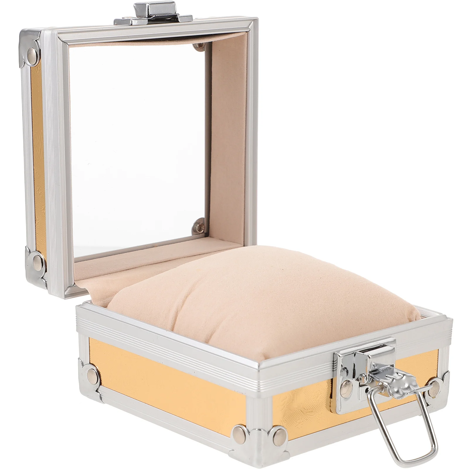 Watch Box 9.5*9.5*5.5cm Transparent Lid Square Shaped Storage Travel Display Organizer Fashionable Gift Case for Watches
Watch Box 9.5*9.5*5.5cm Transparent Lid Square Shaped Storage Travel Display Organizer Fashionable Gift Case for Watches