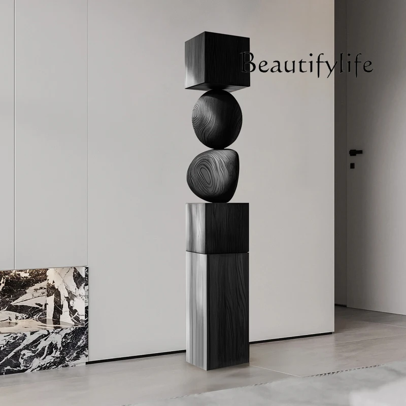 Wood carving floor-to-ceiling ornaments Hotel sales office Staircase entrance Decorative art sculpture installation
Wood carving floor-to-ceiling ornaments Hotel sales office Staircase entrance Decorative art sculpture installation