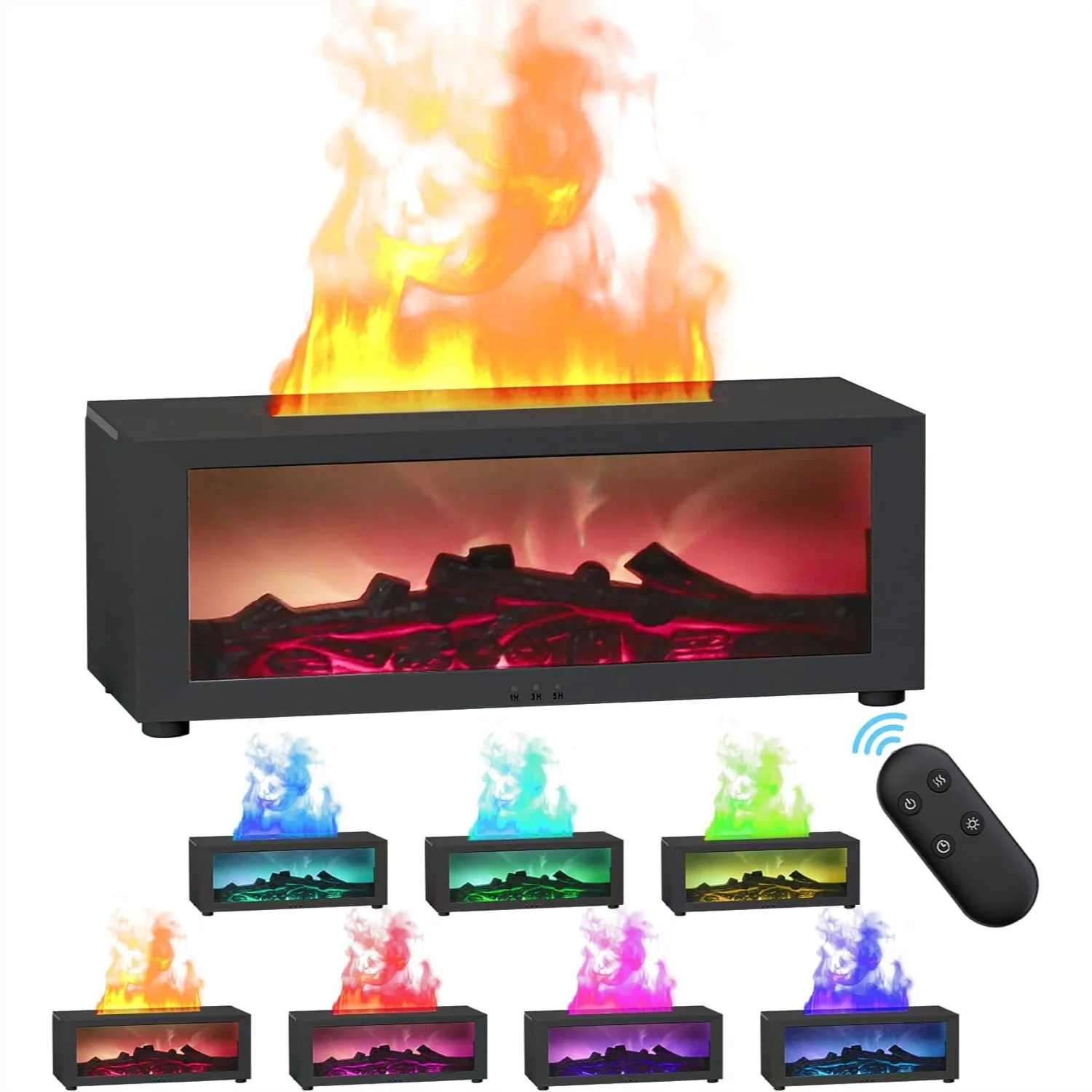 Flame Diffuser for Essential Oils with 7 Color Light and 3 Timer Settings, Portable Aroma Mist Maker for Home Bedroom Office
Flame Diffuser for Essential Oils with 7 Color Light and 3 Timer Settings, Portable Aroma Mist Maker for Home Bedroom Office
