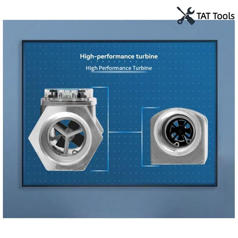 Electronic Turbine Flow Meter Digital LCD Display High Precision Portable Industrial Flow Sensor
Electronic Turbine Flow Meter Digital LCD Display High Precision Portable Industrial Flow Sensor