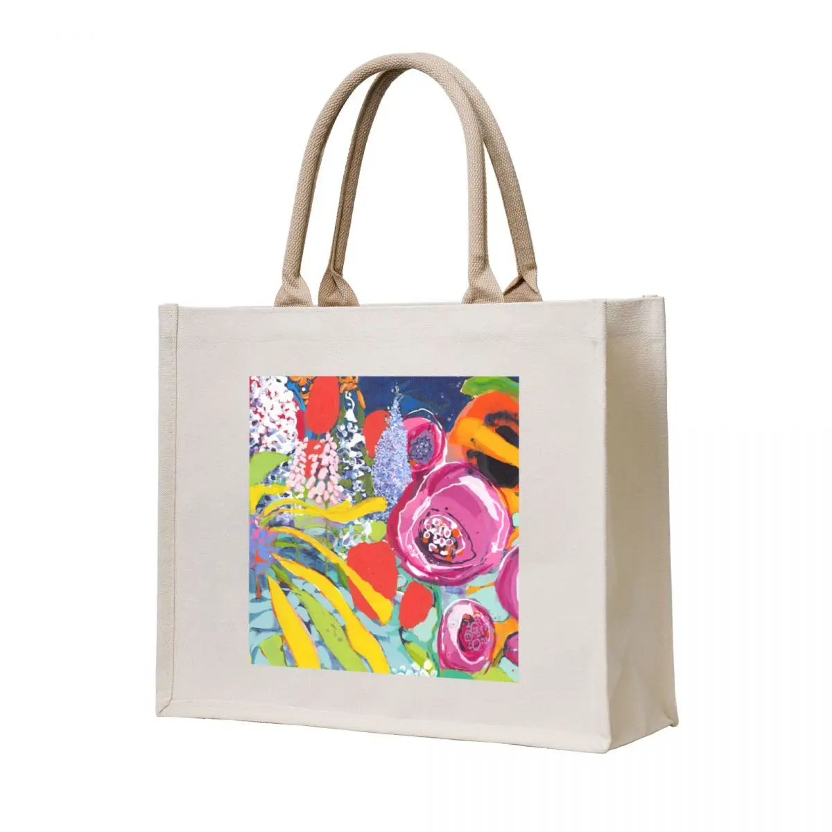 Overgrown and Wild - abstract floral painting by Canadian artist, Claire Desjardins Tote Bag tote bag canvas Women's bag
Overgrown and Wild - abstract floral painting by Canadian artist, Claire Desjardins Tote Bag tote bag canvas Women's bag