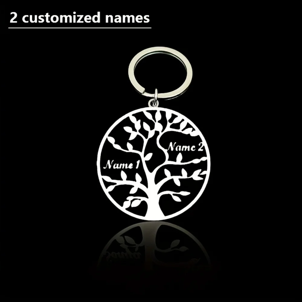Tree Of Life Customized Name Keychain Stainless Steel Custom Key Ring 1-6 Family Members Names Custom Keychain Jewelry Gifts
Tree Of Life Customized Name Keychain Stainless Steel Custom Key Ring 1-6 Family Members Names Custom Keychain Jewelry Gifts