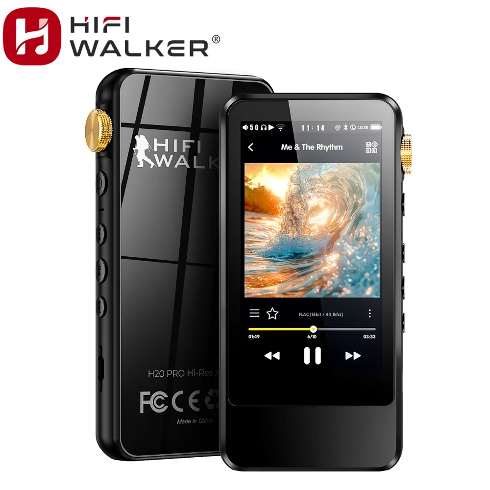 HIFI WALKER H20 Pro Hi-Res MP3 Player Bluetooth 128GB Dual DAC 3.2inch Touch Screen DSD aptX/LDAC Portable Digital Audio Player
HIFI WALKER H20 Pro Hi-Res MP3 Player Bluetooth 128GB Dual DAC 3.2inch Touch Screen DSD aptX/LDAC Portable Digital Audio Player