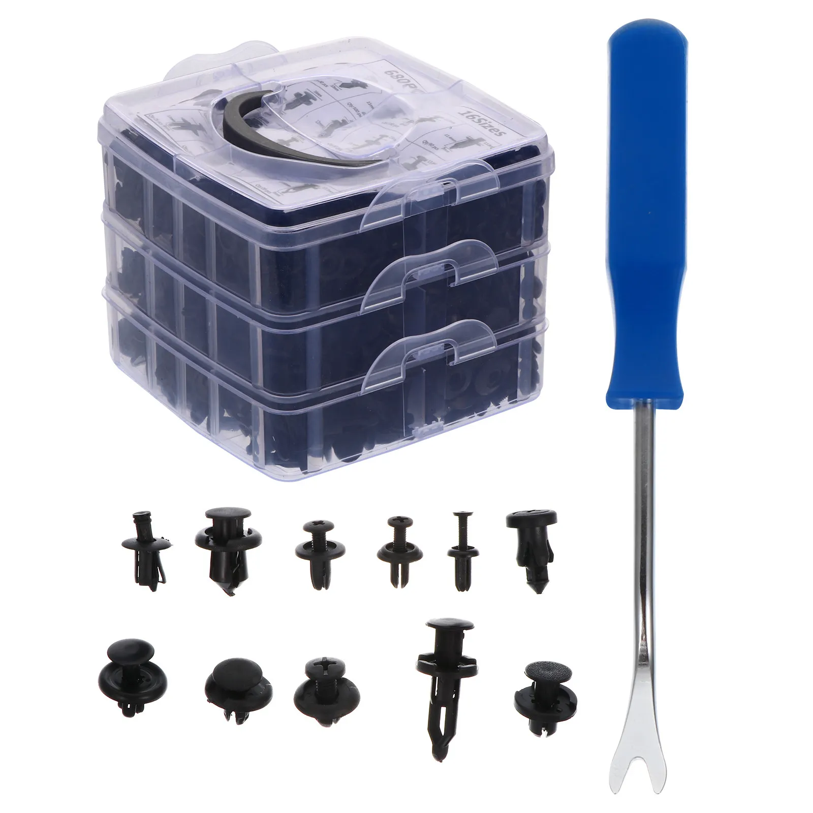 1 Box Auto Fasteners Clips Push Type Retainers Heavy Duty Car Bumper Repair Kit Trim Rivet Expansion Clips Vehicle Replacement
1 Box Auto Fasteners Clips Push Type Retainers Heavy Duty Car Bumper Repair Kit Trim Rivet Expansion Clips Vehicle Replacement