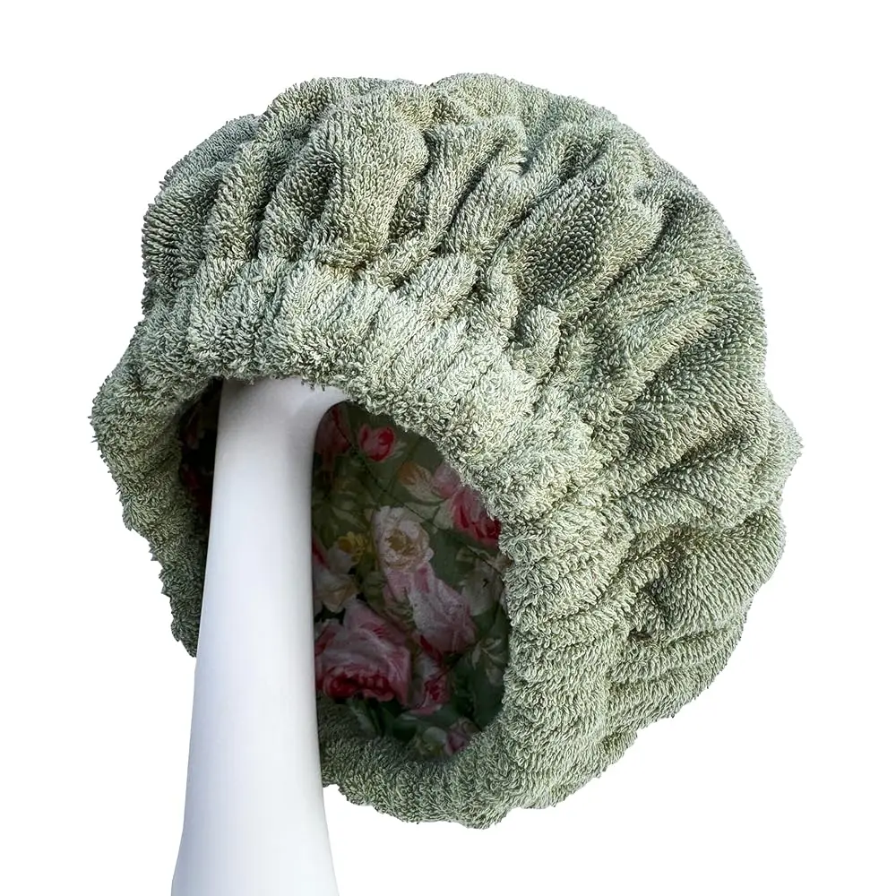 Flaxseed Deep Conditioning Heat Cap Portable Microwave Hot Bonnet Therapy Hair care Cap For Women (Pea Green/Rose, Large)
Flaxseed Deep Conditioning Heat Cap Portable Microwave Hot Bonnet Therapy Hair care Cap For Women (Pea Green/Rose, Large)