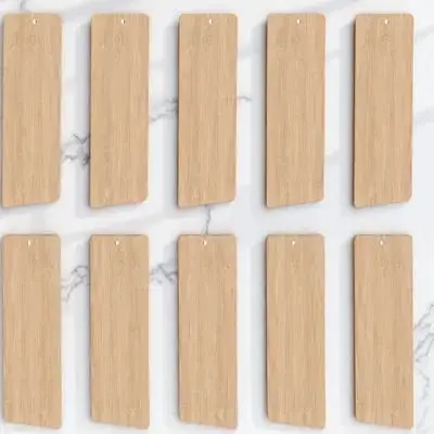 10 Pcs Bookmark Material Bamboo Bookmark Label Blank Bookmarks DIY Craft Large Size Smooth Edge Cut Tags
10 Pcs Bookmark Material Bamboo Bookmark Label Blank Bookmarks DIY Craft Large Size Smooth Edge Cut Tags