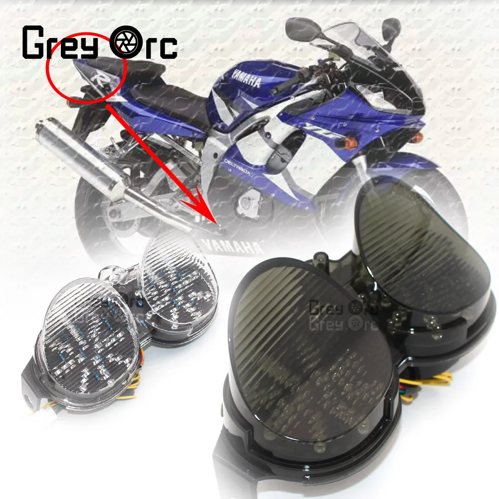 For YAMAHA YZF R6 2001 2002 LED motorcycle taillight Diesel Chrome Brake Turn Signals Integrated
For YAMAHA YZF R6 2001 2002 LED motorcycle taillight Diesel Chrome Brake Turn Signals Integrated