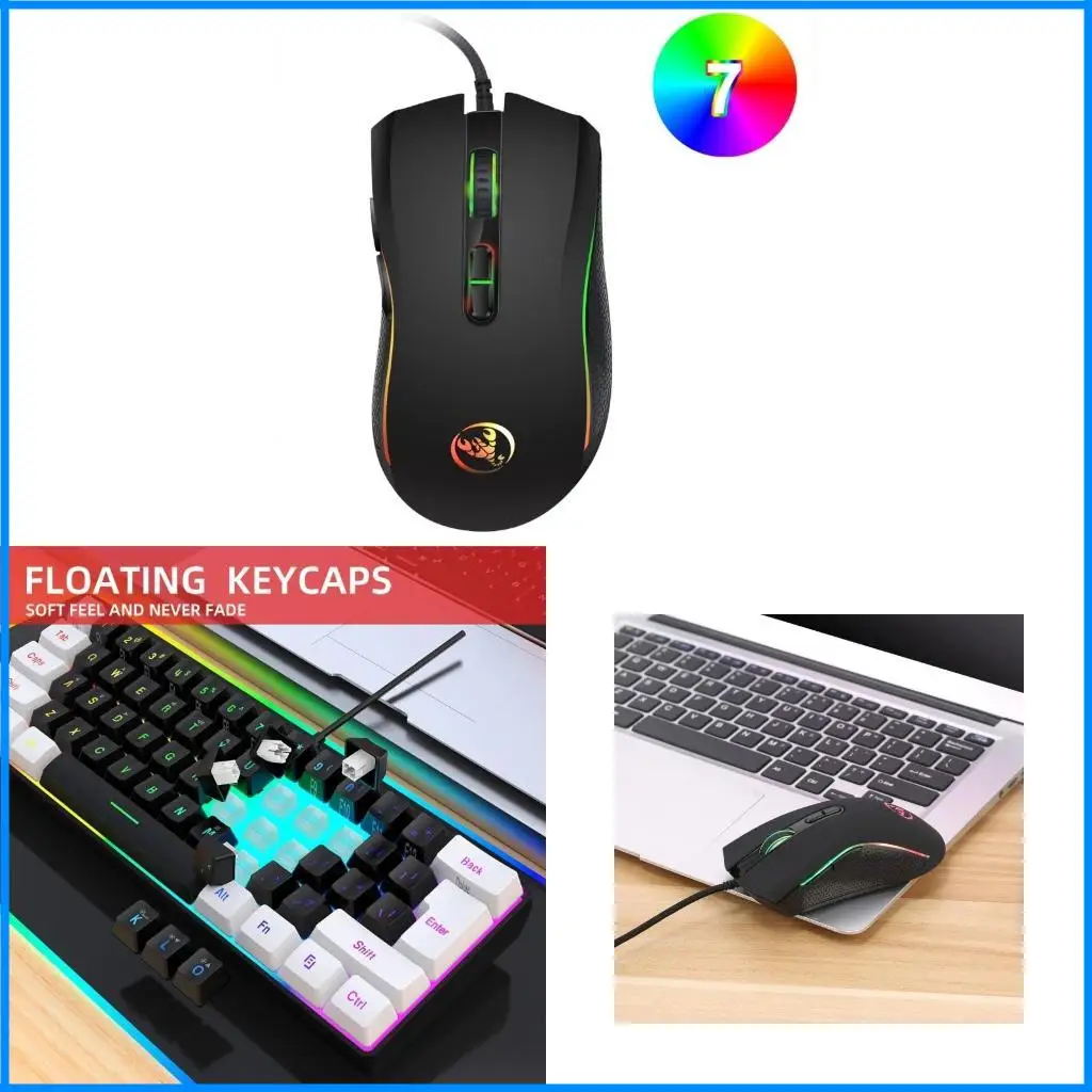 Красочная световая игровая клавиатура и мышь устанавливает 61 ключ USB Led RGB LED LED -LED 3200 DPI для ПК
Красочная световая игровая клавиатура и мышь устанавливает 61 ключ USB Led RGB LED LED -LED 3200 DPI для ПК