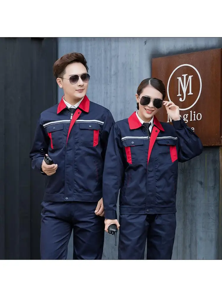 Long Sleeve Work Uniform Set for Men Welding Automotive Repair Engineering Workwear Autumn Winter Labor Protection Top
Long Sleeve Work Uniform Set for Men Welding Automotive Repair Engineering Workwear Autumn Winter Labor Protection Top