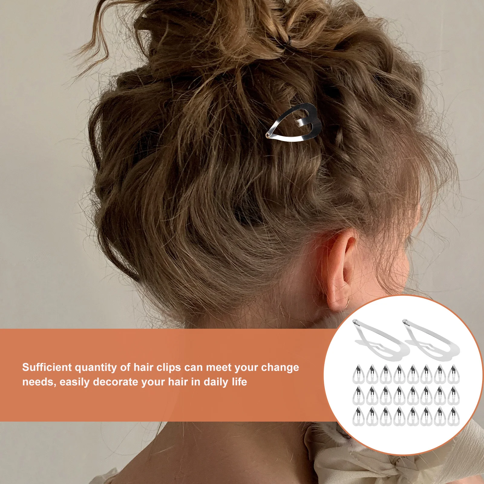 100 pcs Heart Clips For Women Elegant Metal Snap Hair Pins Decorative Barrettes For Wedding Party Valentines Gift Hair
100 pcs Heart Clips For Women Elegant Metal Snap Hair Pins Decorative Barrettes For Wedding Party Valentines Gift Hair