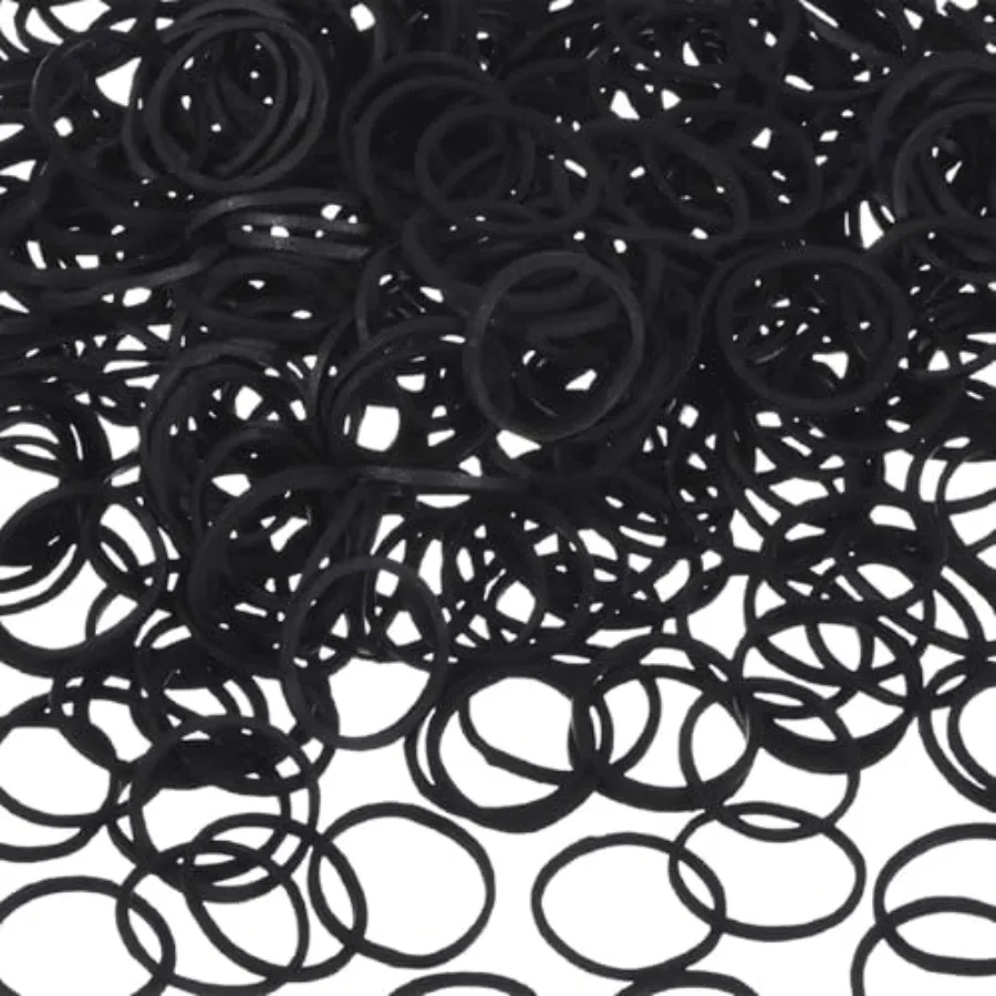 Hicarer Pack of 2000 Mini Rubber Bands Black Soft Hair Elastics Braiding Bands for Small Dreadlocks, Wedding Hairstyle and More
Hicarer Pack of 2000 Mini Rubber Bands Black Soft Hair Elastics Braiding Bands for Small Dreadlocks, Wedding Hairstyle and More