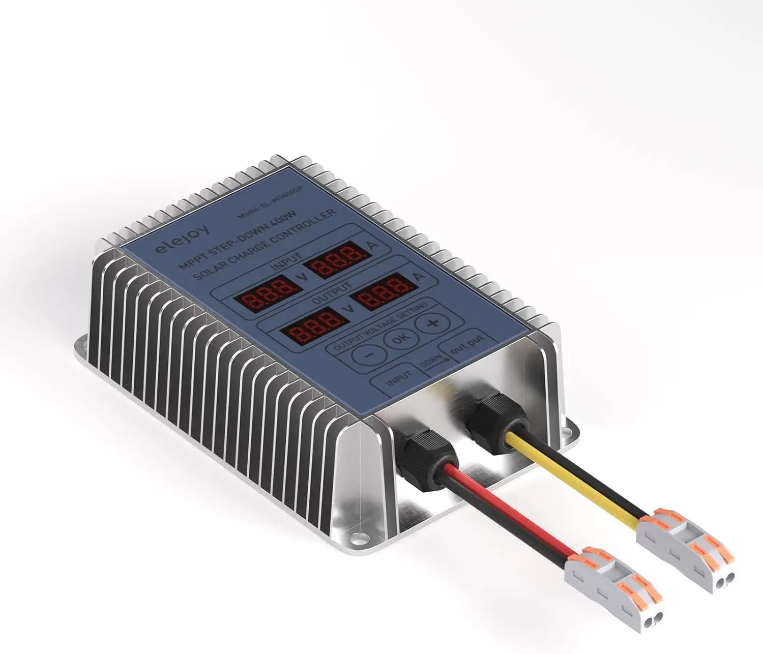 25 Amp 400W MPPT Step-Down Solar Charge Controller 99% Adjustable Output Lithium LiFePO4 Lead-Acid Gel Sealed Flooded Battery
25 Amp 400W MPPT Step-Down Solar Charge Controller 99% Adjustable Output Lithium LiFePO4 Lead-Acid Gel Sealed Flooded Battery