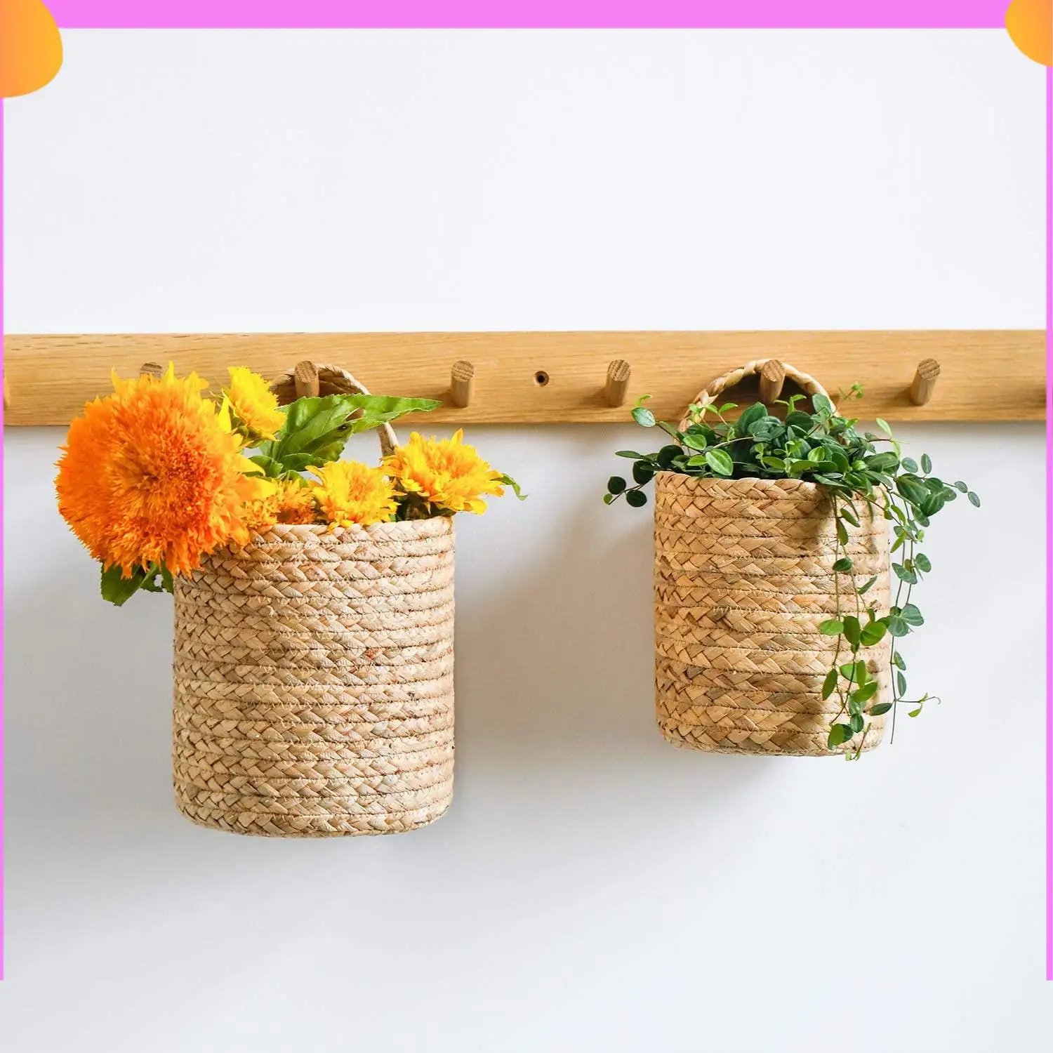 A23P Wall Hanging Rattan Basket Planter Indoor Outdoor Hanging Rope Flower Plant Pot Basket Decor,Hanging Flowerpot Basket
A23P Wall Hanging Rattan Basket Planter Indoor Outdoor Hanging Rope Flower Plant Pot Basket Decor,Hanging Flowerpot Basket