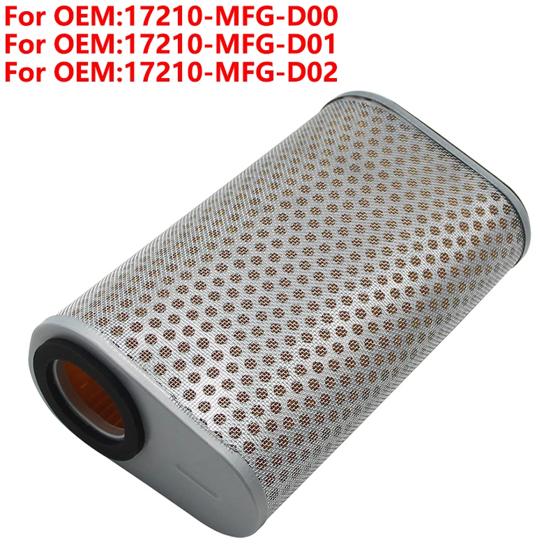 Motorcycles Air Filter For Honda Hornet PC41 CB600 CBF600 CB600F CBF600S CB600FA CBF600N CBR600F 17210-MFG-D01 17210-MFG-D00
Motorcycles Air Filter For Honda Hornet PC41 CB600 CBF600 CB600F CBF600S CB600FA CBF600N CBR600F 17210-MFG-D01 17210-MFG-D00