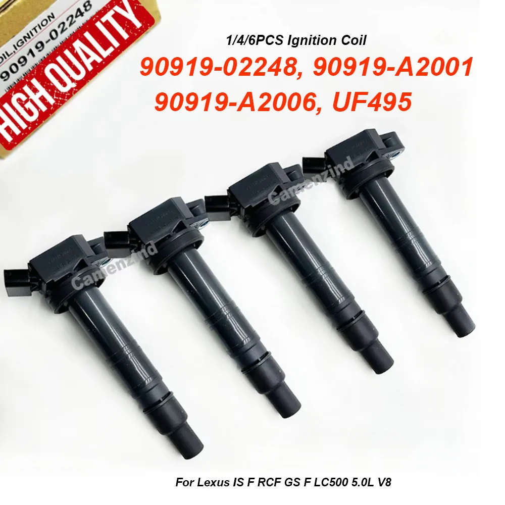 90919-02248 673-1308 UF495 Ignition Coil For Tacoma Tundra 4Runner FJ Cruiser 4.0L V6 90919-02260 9091902248 90919-A2001
90919-02248 673-1308 UF495 Ignition Coil For Tacoma Tundra 4Runner FJ Cruiser 4.0L V6 90919-02260 9091902248 90919-A2001