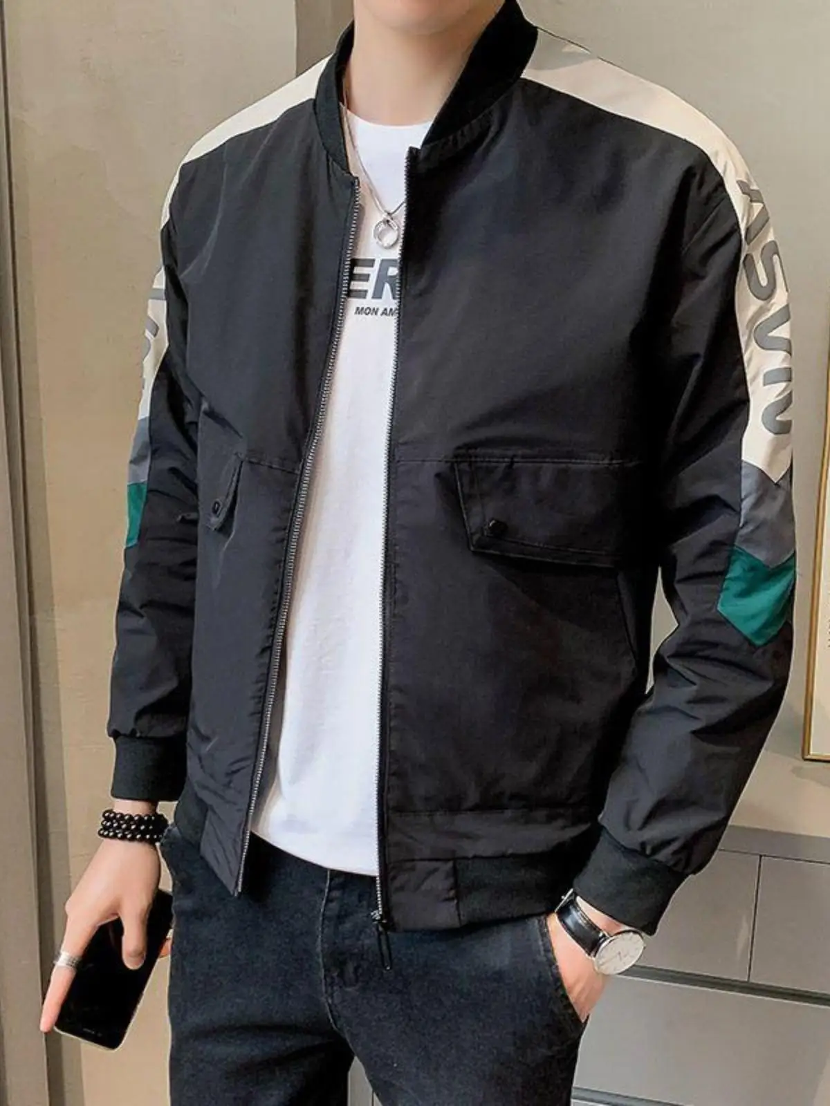 Men's Casual Baseball Collar Jaet Spring Autumn Trendy Versatile Spring 2025 Outerwear Comfortable Breathable Stand Fit
Men's Casual Baseball Collar Jaet Spring Autumn Trendy Versatile Spring 2025 Outerwear Comfortable Breathable Stand Fit