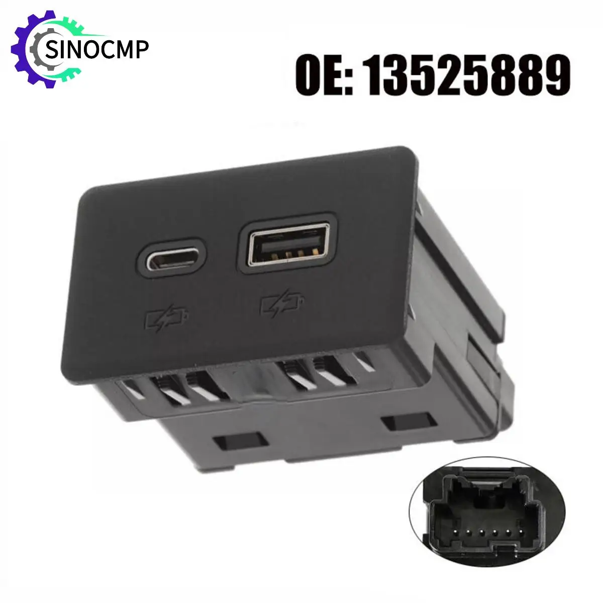 USB-C Port Dual Charge Receptacle 13525889 For Chevrolet Tahoe Suburban Silverado GMC Yukon Sierra 1500 2500HD 3500HD Escalade
USB-C Port Dual Charge Receptacle 13525889 For Chevrolet Tahoe Suburban Silverado GMC Yukon Sierra 1500 2500HD 3500HD Escalade