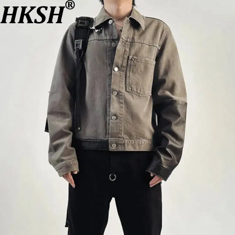 HKSH 2026 Spring Autumn Winter New Men Tide Chic Ins Patchwork Denim Jacket Watse Land Stylish Vintage Y2K Coat Top Vibe HK24855
HKSH 2026 Spring Autumn Winter New Men Tide Chic Ins Patchwork Denim Jacket Watse Land Stylish Vintage Y2K Coat Top Vibe HK24855