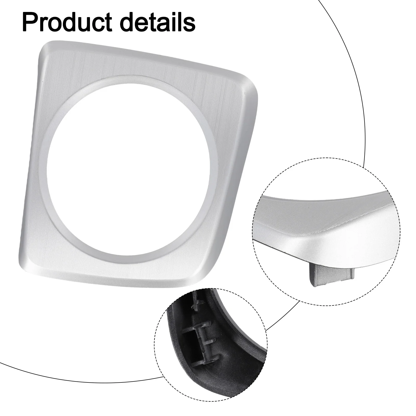 Replacement Part Car Interior Upgrade Shift Lever Trim Panel Silver Trim Panel Wear-resistant Quick To Install ABS Material
Replacement Part Car Interior Upgrade Shift Lever Trim Panel Silver Trim Panel Wear-resistant Quick To Install ABS Material