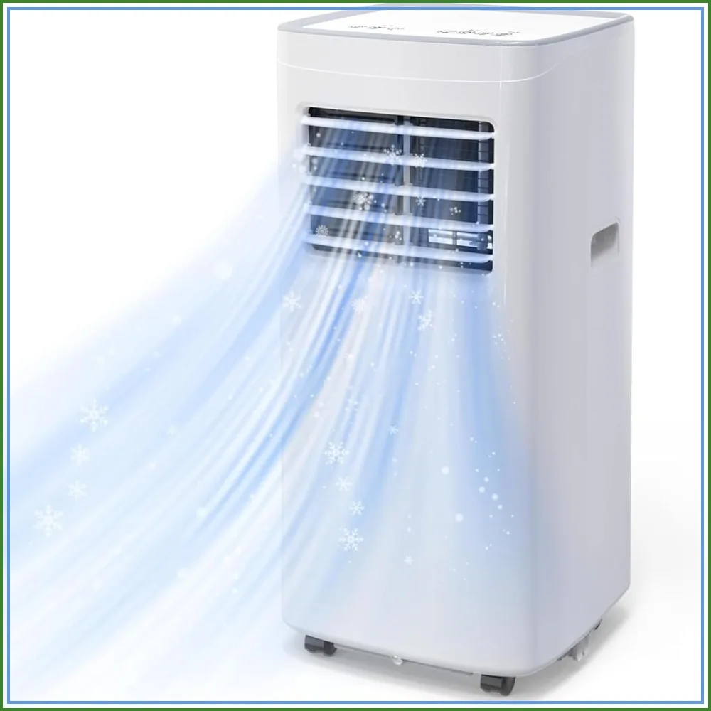 8400 BTU Portable Air Conditioner Cools 340 Sq.Ft, 3-in-1 with Remote, 24H Timer, Sleep Mode, Window Kit, No Wall Required
8400 BTU Portable Air Conditioner Cools 340 Sq.Ft, 3-in-1 with Remote, 24H Timer, Sleep Mode, Window Kit, No Wall Required