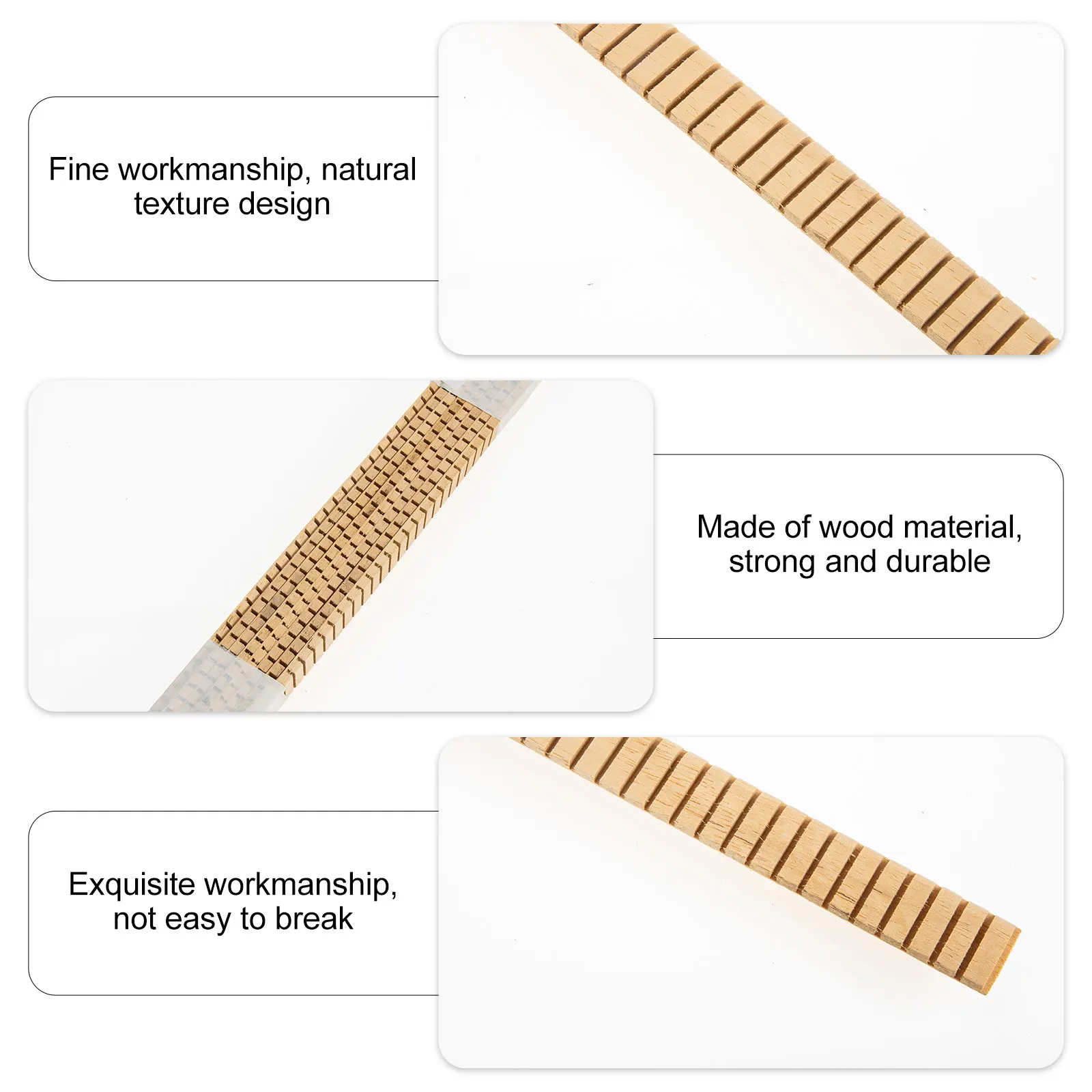 Decorative Strip for Guitar 8pcs Wooden Binding Inlay Purfling for Acoustic Classical Ukulele Luthier Craft Kit
Decorative Strip for Guitar 8pcs Wooden Binding Inlay Purfling for Acoustic Classical Ukulele Luthier Craft Kit