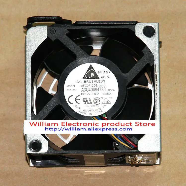 New Cooling Fan for Computer Server7038 AFC0712DE -7K1M 12V 0.83A 4-wires PWM A3C40094788 Violence
New Cooling Fan for Computer Server7038 AFC0712DE -7K1M 12V 0.83A 4-wires PWM A3C40094788 Violence