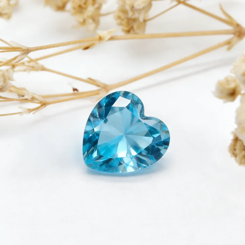 ChuPing Heart Shaped 3A+ Grade Sunlit Aquamarine Cubic Zirconia Millennium For Making Jewelry Lab Grown CZ Making Loose Gemstone
ChuPing Heart Shaped 3A+ Grade Sunlit Aquamarine Cubic Zirconia Millennium For Making Jewelry Lab Grown CZ Making Loose Gemstone