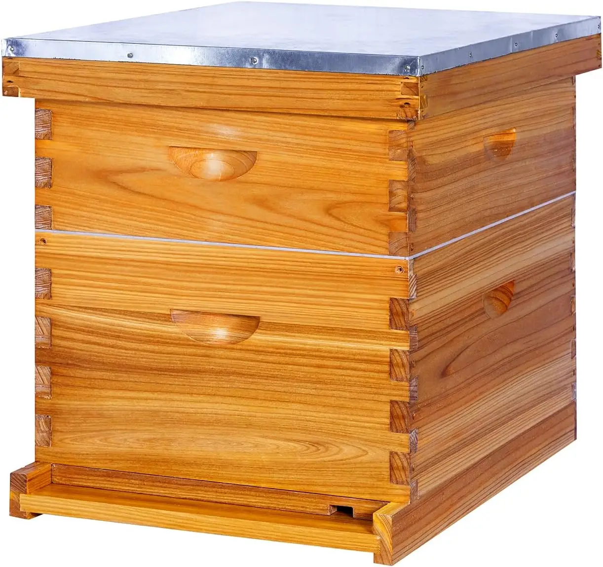 10-Frame Beehives Starter Kit – Complete Langstroth Hive with 1 Deep Brood Box & 1 Medium Super, Beeswax-Coated, Includes Beehiv
10-Frame Beehives Starter Kit – Complete Langstroth Hive with 1 Deep Brood Box & 1 Medium Super, Beeswax-Coated, Includes Beehiv