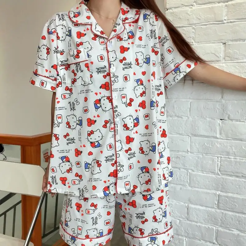 Kawaii Pajama Set Spring and Summer Women Long Sleeve Pants 2Pcs Students Dormitory Cartoon Home Sleepwear
Kawaii Pajama Set Spring and Summer Women Long Sleeve Pants 2Pcs Students Dormitory Cartoon Home Sleepwear