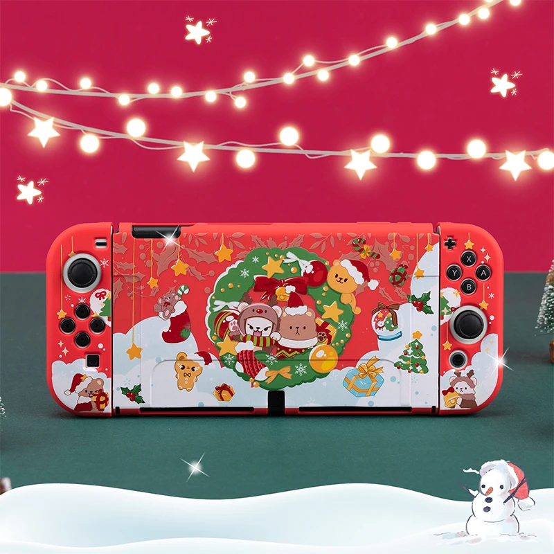 Funda Nintendo Switch Oled Cover Case Christmas Theme Dockable Soft TPU Shell For Nintendo Switch Accessories Joy-Con Controller
Funda Nintendo Switch Oled Cover Case Christmas Theme Dockable Soft TPU Shell For Nintendo Switch Accessories Joy-Con Controller