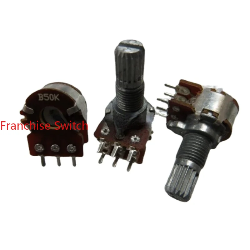 10PCS Supply 121 Potentiometer Dual Volume Adjustable B50K-15KQ Flower Handle Audio Knob
10PCS Supply 121 Potentiometer Dual Volume Adjustable B50K-15KQ Flower Handle Audio Knob