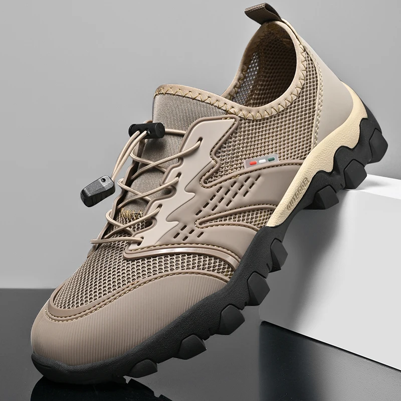 Men's Hiking Shoes Fashionable Hollow Breathable Mesh Shoes Are Durable Non Slip Walking Shoes Suitable for Hiking and Camping
Men's Hiking Shoes Fashionable Hollow Breathable Mesh Shoes Are Durable Non Slip Walking Shoes Suitable for Hiking and Camping