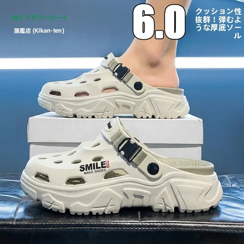 Men's Summer Outdoor Wear Anti-Slip Thick Bottomed Headed Slippers Driving Large Size Sports Dual-Purpose Beach Sandals
Men's Summer Outdoor Wear Anti-Slip Thick Bottomed Headed Slippers Driving Large Size Sports Dual-Purpose Beach Sandals