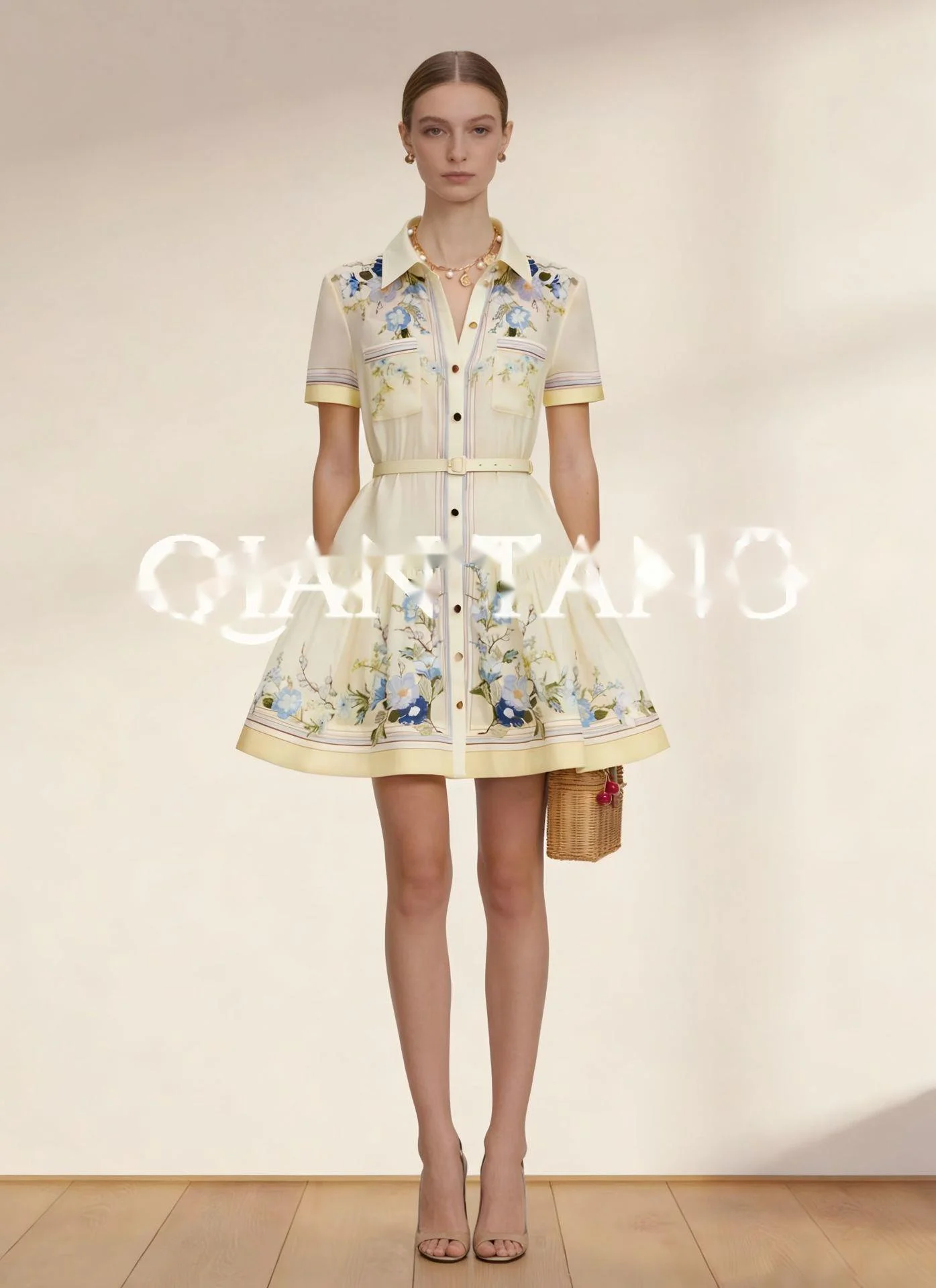 Elegant Summer Floral Short Dress Shirt Women Sleeve Single Breasted Print Bohemia Vacation Mini Dresses Casual Vestidos Sweet
Elegant Summer Floral Short Dress Shirt Women Sleeve Single Breasted Print Bohemia Vacation Mini Dresses Casual Vestidos Sweet