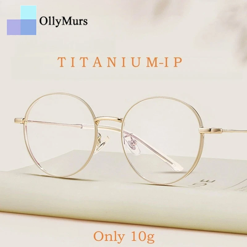 OLLYMURS Trendy Ultra-light Titanium Prescriptions Woman Glasses Decorative Eyeglasses Alloy Retro Round Optical Glasses Women
OLLYMURS Trendy Ultra-light Titanium Prescriptions Woman Glasses Decorative Eyeglasses Alloy Retro Round Optical Glasses Women