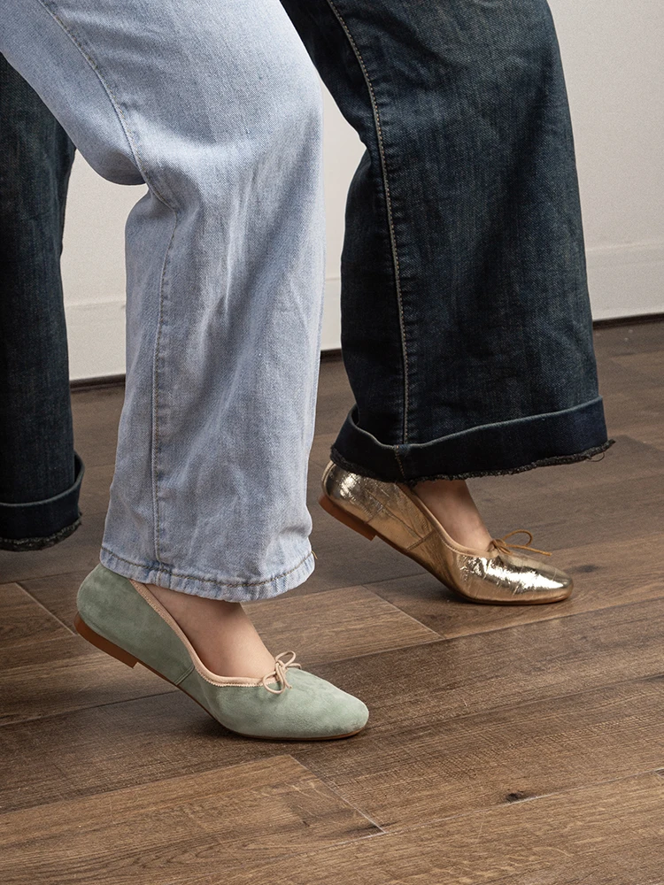 WILL&ZEST Luxury Suede Leather Ballets Flat Round Toe Wemen Ballerina Party Ladies Shoes Vintage Zapatos
WILL&ZEST Luxury Suede Leather Ballets Flat Round Toe Wemen Ballerina Party Ladies Shoes Vintage Zapatos