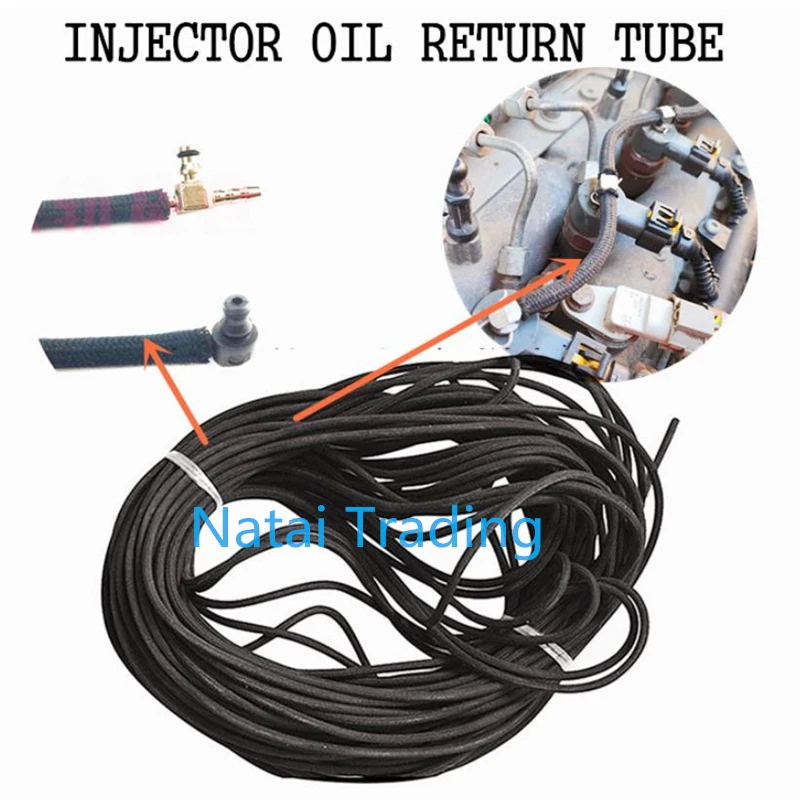 10m Diesel Common Rail Injector Oil Return Tube for BOSCH 110 Isuzu CHANGCHENG Fuel Pipe
10m Diesel Common Rail Injector Oil Return Tube for BOSCH 110 Isuzu CHANGCHENG Fuel Pipe