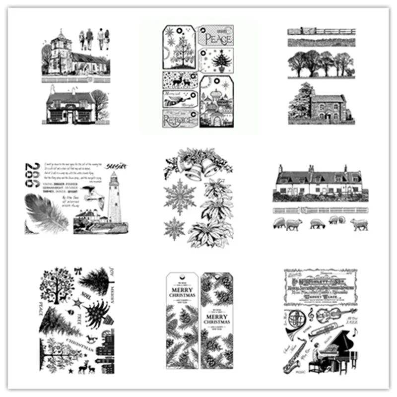 10*14 см DIY новые прозрачные штампы для изготовления бумаги для скрапбукинга Рождество Холли замок городской строительный аккаунт набор для рукоделия карта
10*14 см DIY новые прозрачные штампы для изготовления бумаги для скрапбукинга Рождество Холли замок городской строительный аккаунт набор для рукоделия карта