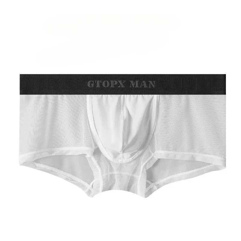 Sheer Mesh Bulge Boxy Underwear for Men Sexy U Convex Pouch Boxer Briefs Thin Semi-transparent Quick Drying Cool Feel Underpants
Sheer Mesh Bulge Boxy Underwear for Men Sexy U Convex Pouch Boxer Briefs Thin Semi-transparent Quick Drying Cool Feel Underpants