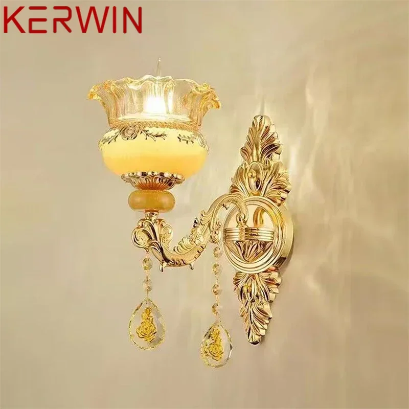 KERWIN Luxury Crystal Wall Lamp European Living Room Bedroom Bedside Lamp Background Wall Corridor Villa Hotel Lighting
KERWIN Luxury Crystal Wall Lamp European Living Room Bedroom Bedside Lamp Background Wall Corridor Villa Hotel Lighting