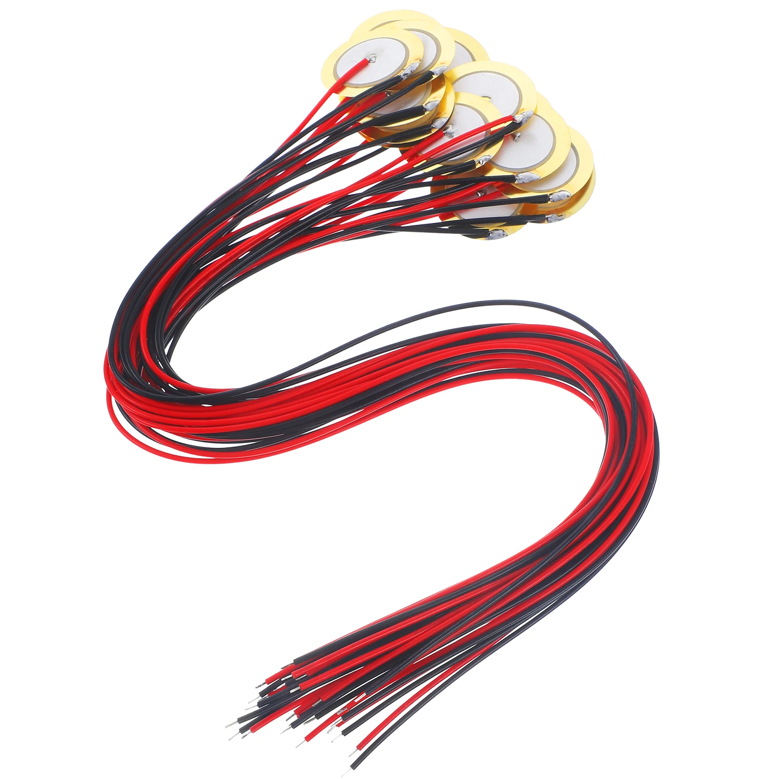 15pcs Piezo Pickup Discs Guitar Acoustic Pickup Transducer Durable Brass Contact Microphone Drum Trigger Piezoelectric Disc
15pcs Piezo Pickup Discs Guitar Acoustic Pickup Transducer Durable Brass Contact Microphone Drum Trigger Piezoelectric Disc