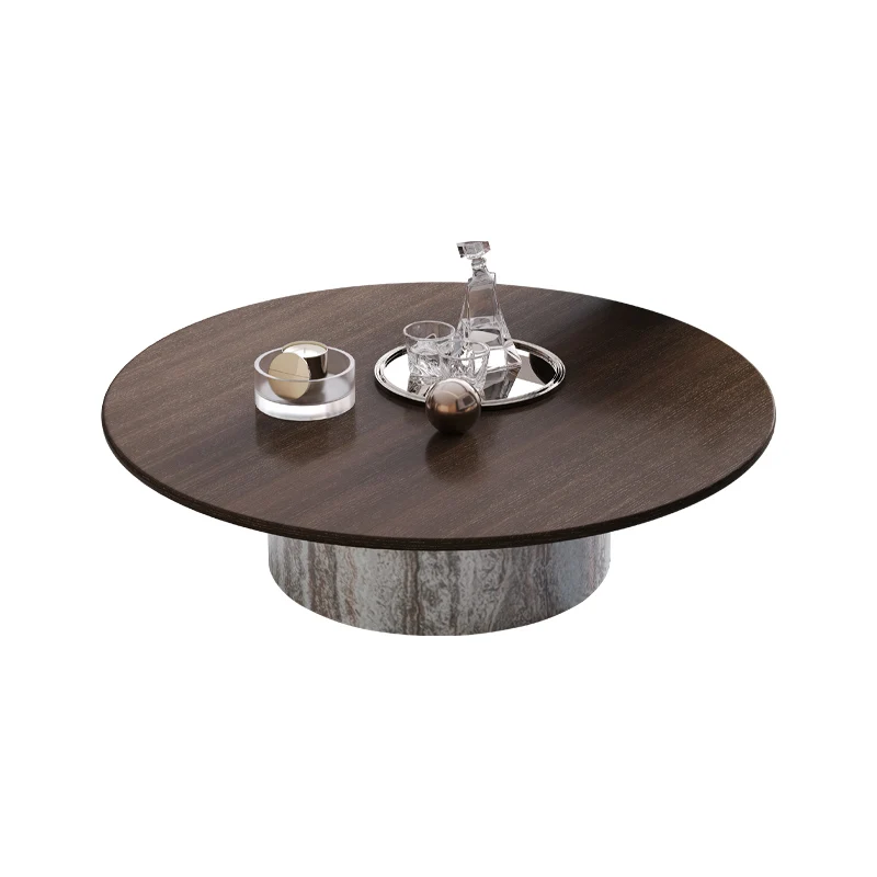 Marble coffee table living room round household small apartment light luxury Italian minimalist villa new
Marble coffee table living room round household small apartment light luxury Italian minimalist villa new