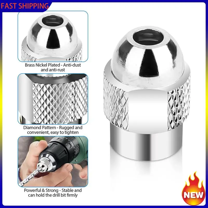 Hot Trend-8Pcs Brass Collet Set With Keyless Drill Chuck, Replacement 4485 Brass Quick Change Rotary Drill Nut Tool Set
Hot Trend-8Pcs Brass Collet Set With Keyless Drill Chuck, Replacement 4485 Brass Quick Change Rotary Drill Nut Tool Set