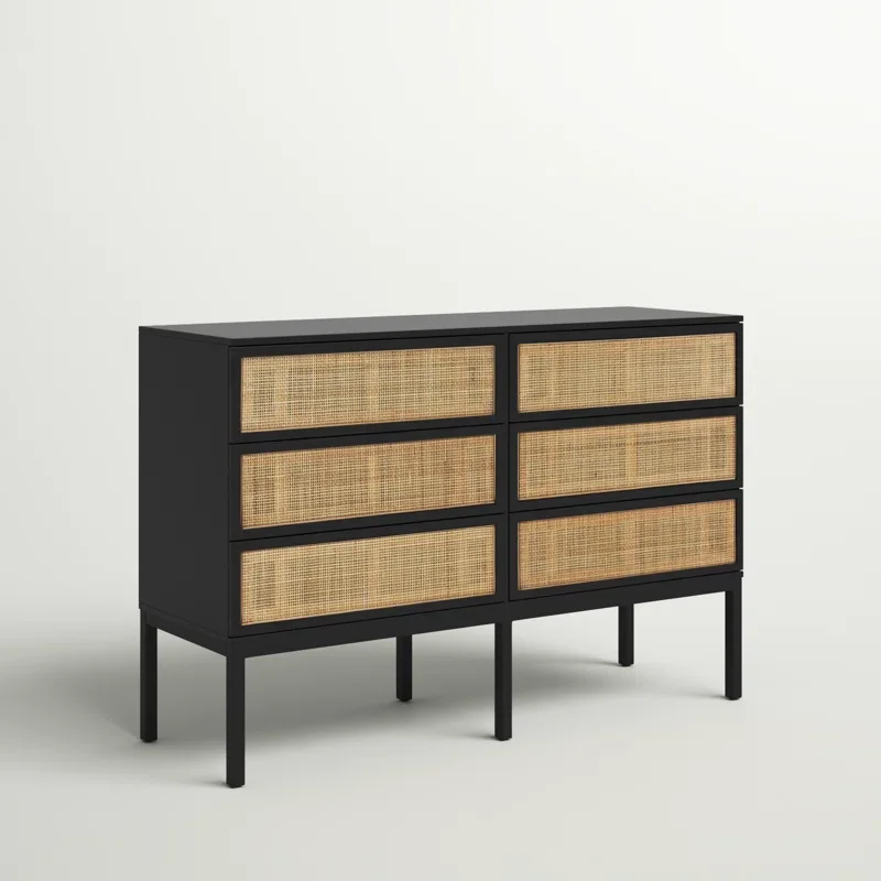 Для мебели для спальни, хит продаж, современный деревянный комод с 6 ящиками и дверцами из ротанга
Для мебели для спальни, хит продаж, современный деревянный комод с 6 ящиками и дверцами из ротанга