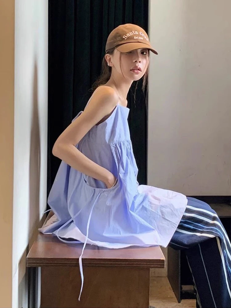 Chic Summer New Vintage Casual Design Unique Loose Versatile Svel Strap Vest Top Women's Faion Commute Sle Cotton B...
Chic Summer New Vintage Casual Design Unique Loose Versatile Svel Strap Vest Top Women's Faion Commute Sle Cotton B...