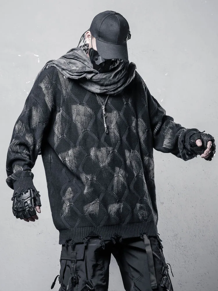 Avant-Garde Vintage Washed Tie-Dyed Cut Loose Burrs Sweater Men's Style Trendy Unique Top Fashion
Avant-Garde Vintage Washed Tie-Dyed Cut Loose Burrs Sweater Men's Style Trendy Unique Top Fashion