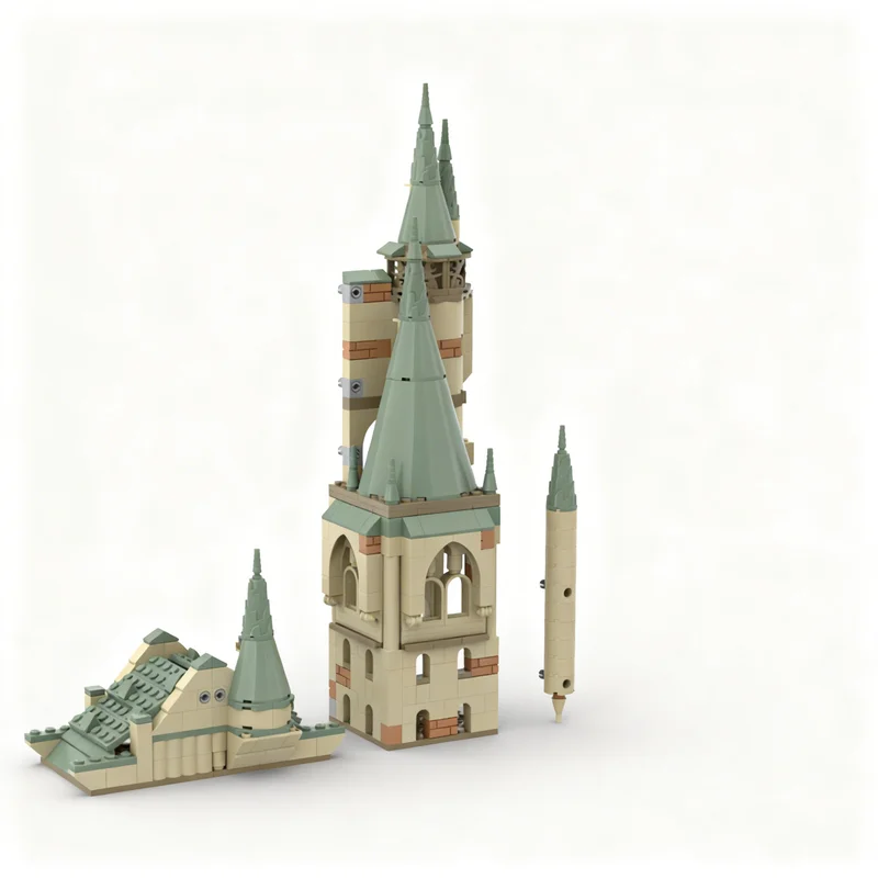 893PCS MOC Magic Movie Hp Modular Room Requirement Roof Extension Model Technology DIY Assembly Building Blocks Display Gift Set
893PCS MOC Magic Movie Hp Modular Room Requirement Roof Extension Model Technology DIY Assembly Building Blocks Display Gift Set