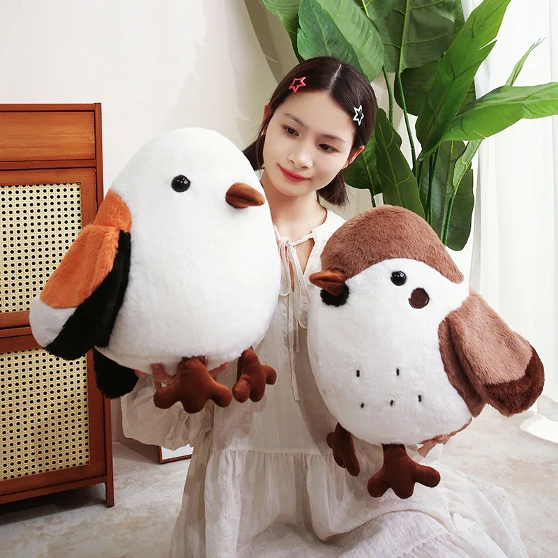 Simulated Bird and Sparrow Plush Toys Cute Tit Doll Home Pillow Lifelike Animals Simulation Stuffed Doll Kawaii Toy Gifts
Simulated Bird and Sparrow Plush Toys Cute Tit Doll Home Pillow Lifelike Animals Simulation Stuffed Doll Kawaii Toy Gifts